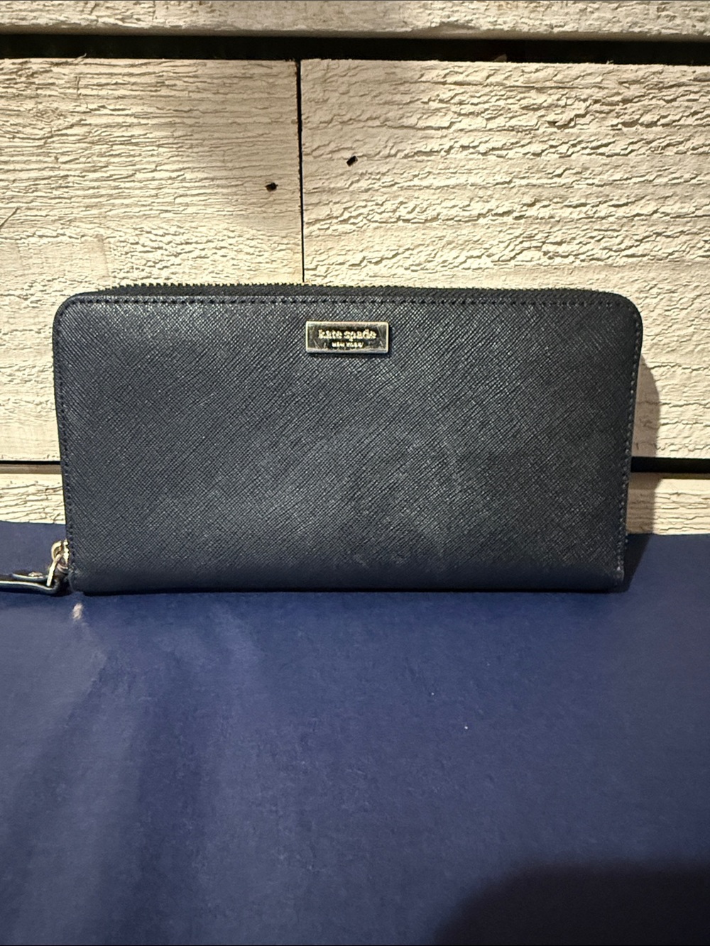 Kate Spade Black Zip Around Wallet